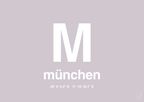 plakat: byplakat münchen med koordinater - dusty lilac-Byer-A1two3