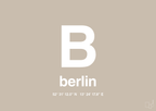 plakat: byplakat berlin med koordinater - creamy mushroom-Byer-A1two3
