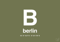 plakat: byplakat berlin med koordinater - secret meadow-Byer-A1two3