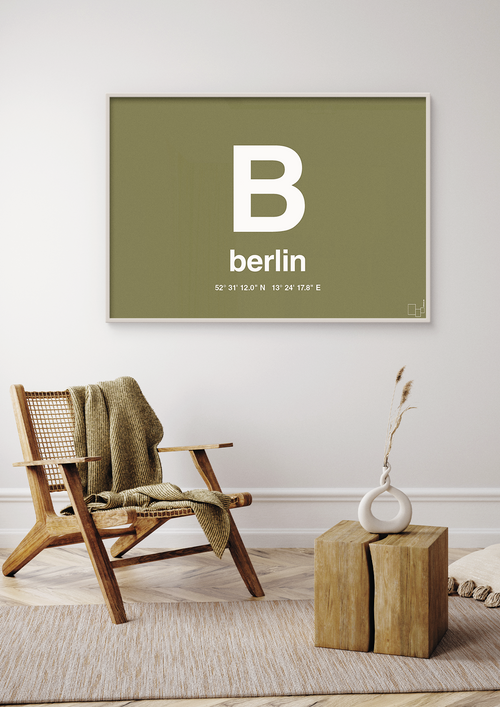 Byplakat berlin med koordinater - petrol-Byer-A1two3