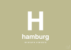 plakat: byplakat hamborg med koordinater - back to nature-Byer-A1two3