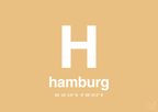 plakat: byplakat hamborg med koordinater - charismatic-Byer-A1two3