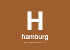 plakat: byplakat hamborg med koordinater - cognac-Byer-A1two3