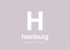 plakat: byplakat hamborg med koordinater - dusty lilac-Byer-A1two3