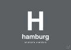 plakat: byplakat hamborg med koordinater - graphic charcoal-Byer-A1two3