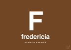 plakat: byplakat fredericia med koordinater - dark brown-Byer-A1two3