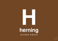 plakat: byplakat herning med koordinater - dark brown-Byer-A1two3