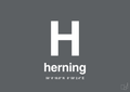 plakat: byplakat herning med koordinater - graphic charcoal-Byer-A1two3