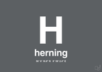 plakat: byplakat herning med koordinater - graphic charcoal-Byer-A1two3