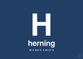 plakat: byplakat herning med koordinater - lapis blue-Byer-A1two3