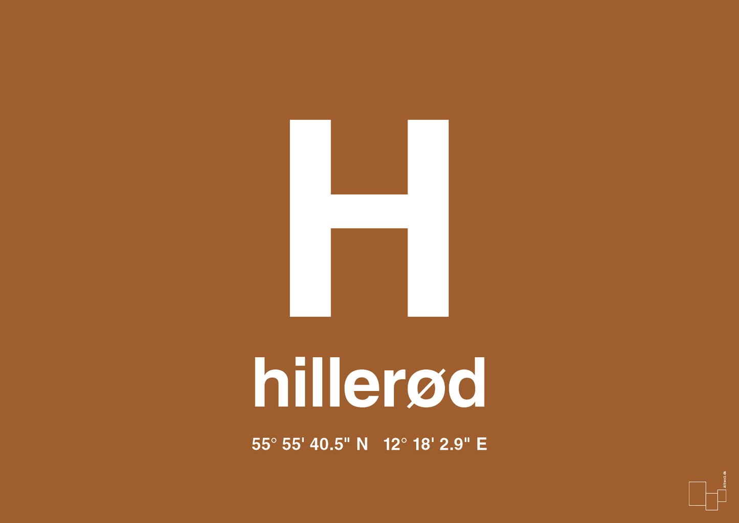 plakat: byplakat hillerød med koordinater - cognac-Byer-A1two3