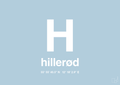 plakat: byplakat hillerød med koordinater - heavenly blue-Byer-A1two3