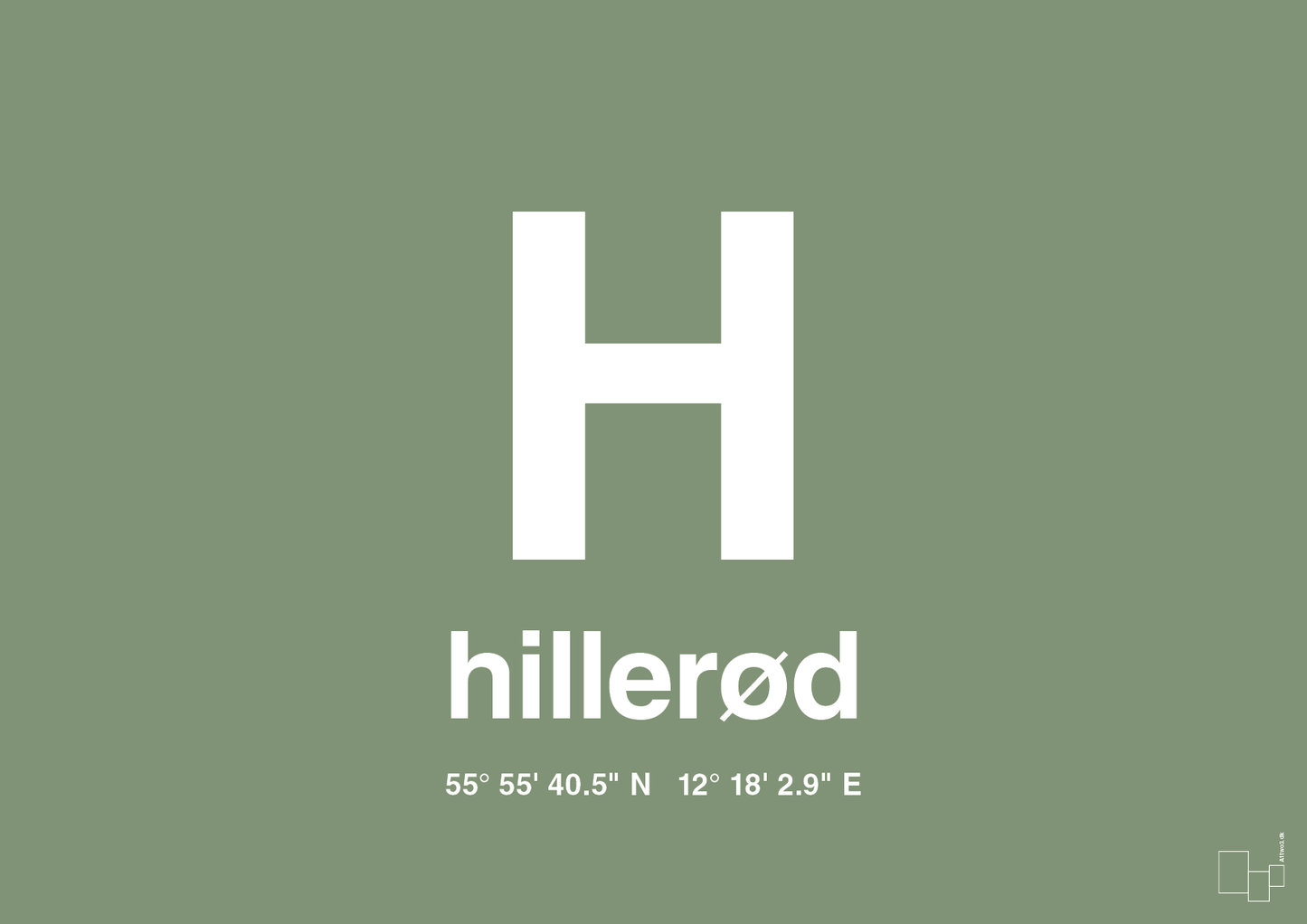 plakat: byplakat hillerød med koordinater - jade-Byer-A1two3