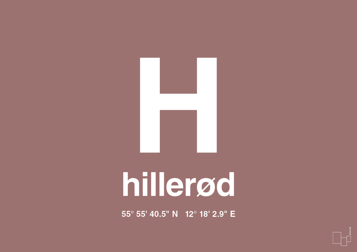 plakat: byplakat hillerød med koordinater - plum-Byer-A1two3