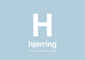 plakat: byplakat hjørring med koordinater - heavenly blue-Byer-A1two3