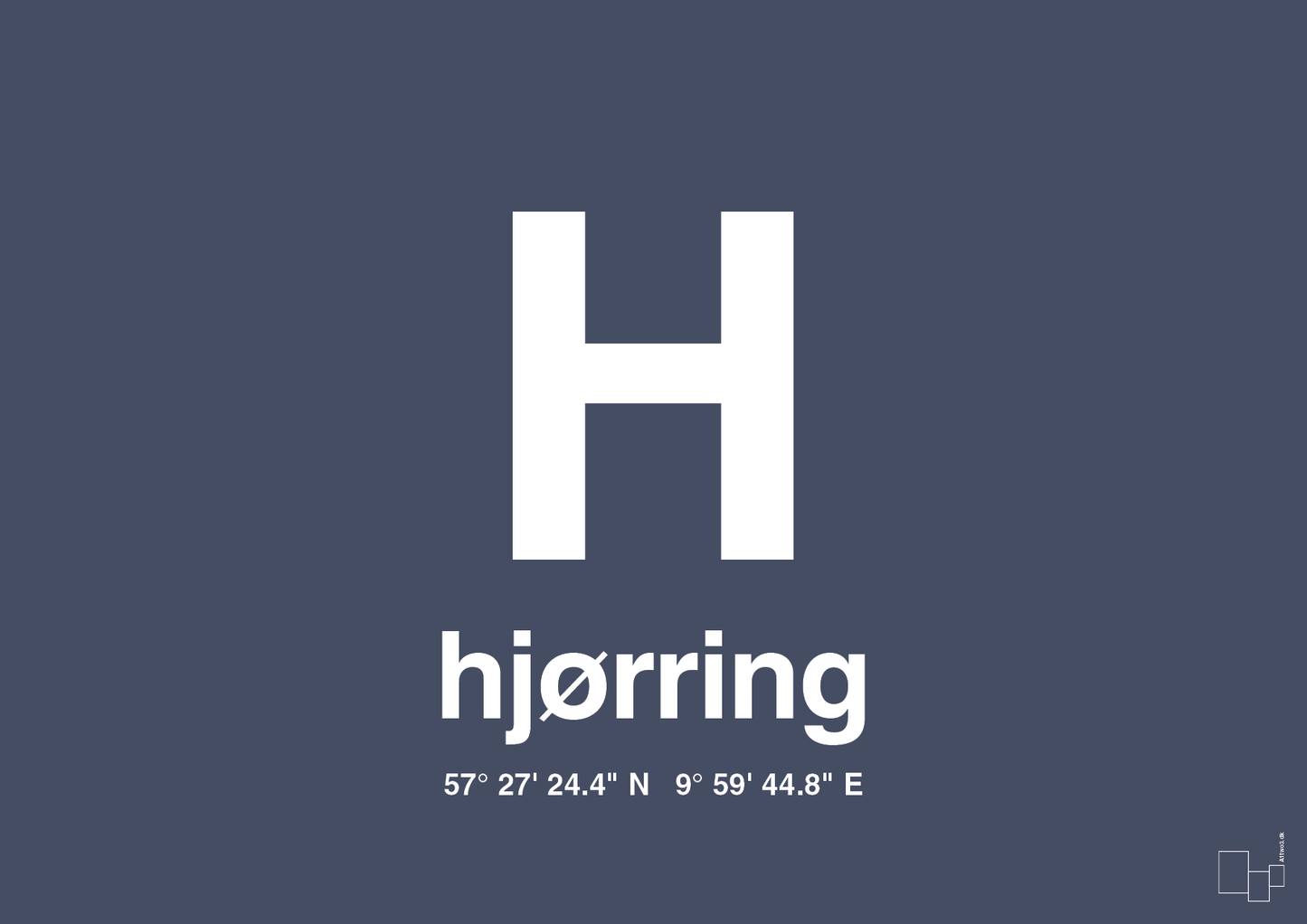 Byplakat hjørring med koordinater - petrol-Byer-A1two3