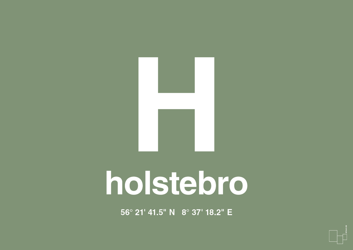 plakat: byplakat holstebro med koordinater - jade-Byer-A1two3