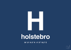 plakat: byplakat holstebro med koordinater - lapis blue-Byer-A1two3