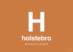 plakat: byplakat holstebro med koordinater - rumba orange-Byer-A1two3
