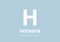plakat: byplakat horsens med koordinater - heavenly blue-Byer-A1two3
