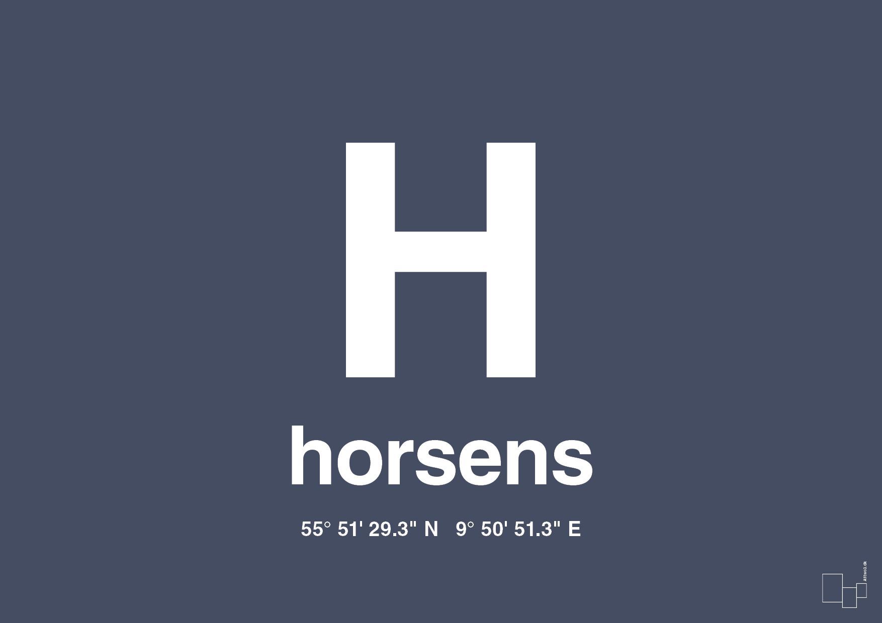 Byplakat horsens med koordinater - petrol-Byer-A1two3