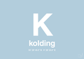 plakat: byplakat kolding med koordinater - heavenly blue-Byer-A1two3