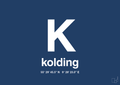 plakat: byplakat kolding med koordinater - lapis blue-Byer-A1two3