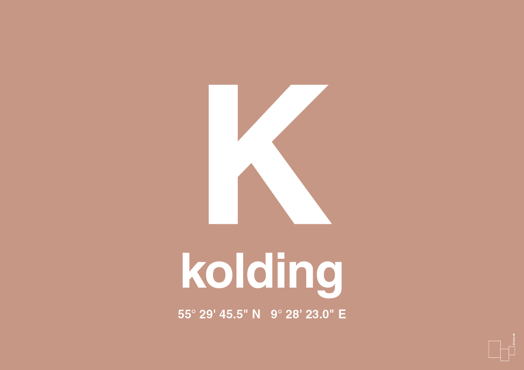 plakat: byplakat kolding med koordinater - powder-Byer-A1two3