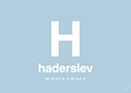plakat: byplakat haderslev med koordinater - heavenly blue-Byer-A1two3