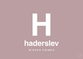 plakat: byplakat haderslev med koordinater - light rose-Byer-A1two3