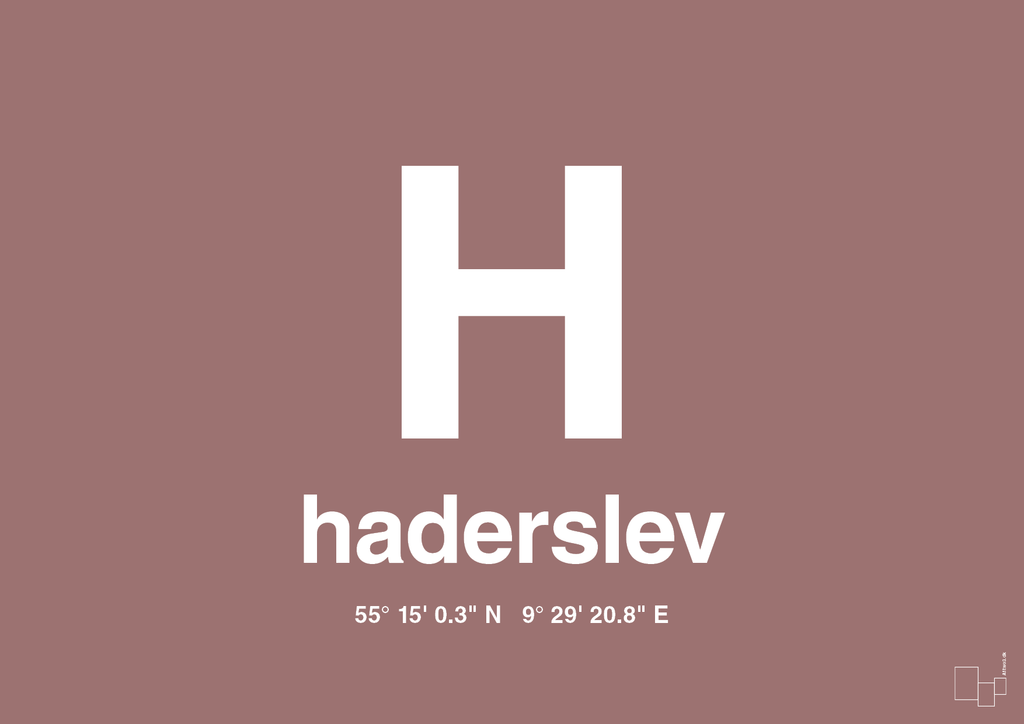 plakat: byplakat haderslev med koordinater - plum-Byer-A1two3