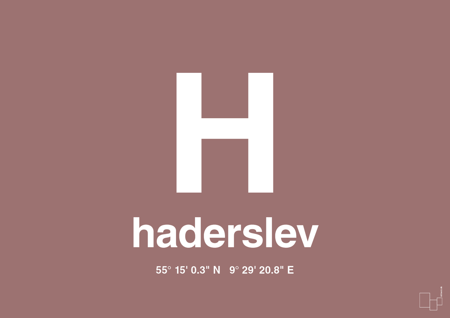 plakat: byplakat haderslev med koordinater - plum-Byer-A1two3