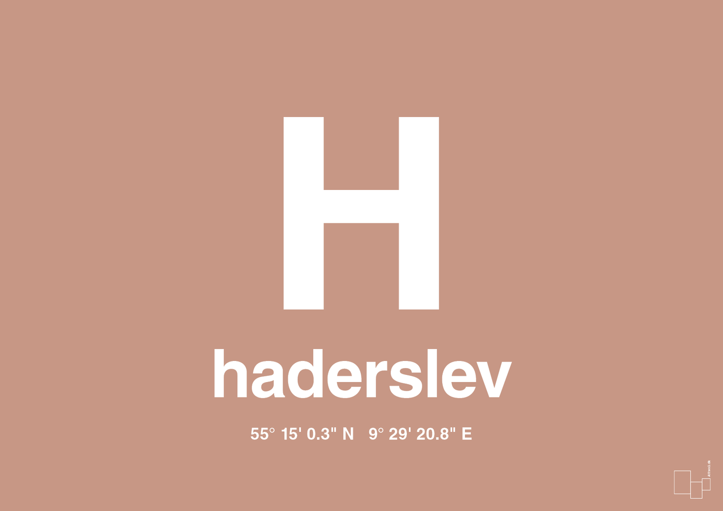 plakat: byplakat haderslev med koordinater - powder-Byer-A1two3