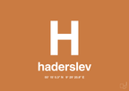 plakat: byplakat haderslev med koordinater - rumba orange-Byer-A1two3