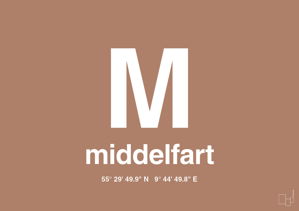 plakat: byplakat middelfart med koordinater - cider spice-Byer-A1two3