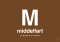 plakat: byplakat middelfart med koordinater - dark brown-Byer-A1two3