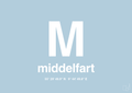 plakat: byplakat middelfart med koordinater - heavenly blue-Byer-A1two3