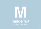 plakat: byplakat middelfart med koordinater - heavenly blue-Byer-A1two3