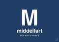 plakat: byplakat middelfart med koordinater - lapis blue-Byer-A1two3