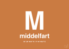plakat: byplakat middelfart med koordinater - rumba orange-Byer-A1two3