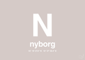 plakat: byplakat nyborg med koordinater - broken beige-Byer-A1two3