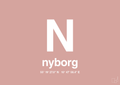 plakat: byplakat nyborg med koordinater - bubble shell-Byer-A1two3