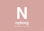 plakat: byplakat nyborg med koordinater - bubble shell-Byer-A1two3