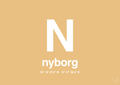 plakat: byplakat nyborg med koordinater - charismatic-Byer-A1two3