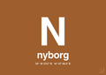 plakat: byplakat nyborg med koordinater - cognac-Byer-A1two3
