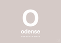 plakat: byplakat odense med koordinater - broken beige-Byer-A1two3