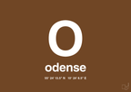 plakat: byplakat odense med koordinater - dark brown-Byer-A1two3