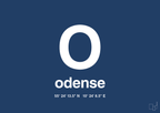 plakat: byplakat odense med koordinater - lapis blue-Byer-A1two3