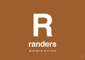 plakat: byplakat randers med koordinater - cognac-Byer-A1two3