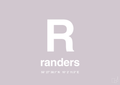 plakat: byplakat randers med koordinater - dusty lilac-Byer-A1two3